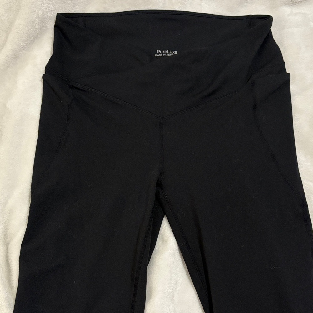 Fabletics Black Leggings flare leg